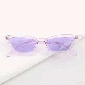 Trendy Purple Cat Eye Sunglasses